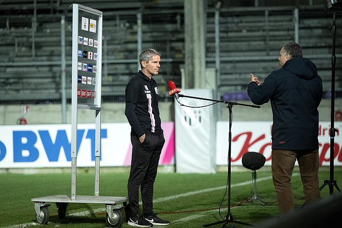 Trainer Dietmar Kühbauer (LASK) Lask vs FK Austria Wien, 13. Runde, Admiral Bundesliga, 2022 - 2023