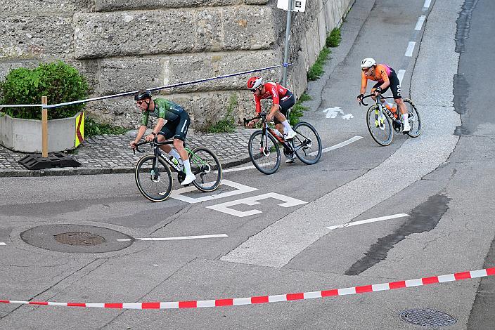 Die Ausreisser mit Sieger Loic Bettendorff (LUX, Hrinkow Advarics), , 2. Matthias Gusner (AUT, WSA KTM Graz), 3. Josef Dirnbauer (AUT, Cycling Team Schwingshandl),
 27. Int. ASVÖ - HRINKOW City Kriterium Steyr, Herren Elite, ÖRV, Radsport, Mountainbike, ELITE Rennrad