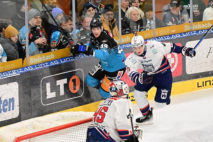 Graham Knott (Steinbach Black Wings Linz) 34. Runde ICE, Steinbach Black Wings Linz vs Hydro Fehervar AV 19, Linz AG Eisarena 