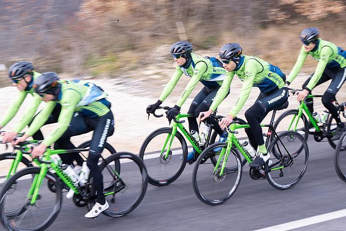 Marvin Hammerschmid (AUT), Raphael Hammerschmid (AUT), Jonas Rapp (GER), Johannes Rechenauer (GER), Riccardo Verza (ITA), Jaka Primozic (SLO), Michael Konczer (AUT), Stefan Kovar (AUT), Trainingscamp Porec, Kroatien, Team Hrinkow Advarics Cycleang, UCI Continental Team, 