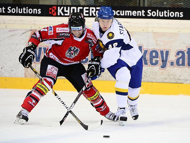 #21 Michael Schiechl, Team Austria, und #48 Roman Starchenko, Kasachstan, Oesterreich, Kasachstan