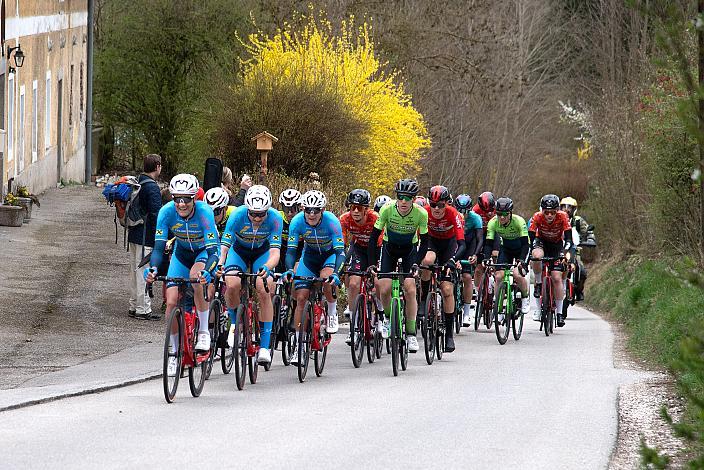 Mathias Reutimann (SUI, Team Felbermayr Simplon Wels), Felix Ritzinger (AUT, Team Felbermayr Simplon Wels), Michal Kukrle (CZE, Team Felbermayr Simplon Wels) Edward Ravasi (ITA, Hrinkow Advarics) Herren Elite, U23, Radliga, 62. Radsaison-Eröffnungsrennen Leonding, Oberösterreich 