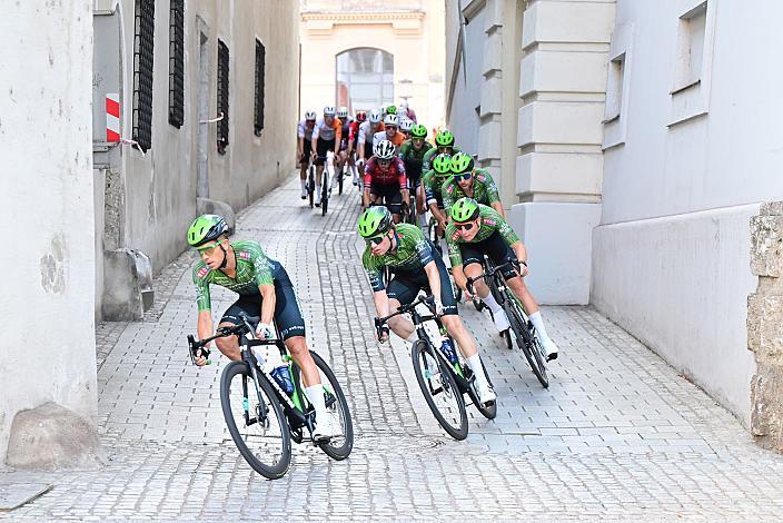 Team Hrinkow Advarics in der Führung beim 28. Int. ASVÖ - HRINKOW City Kriterium Steyr, Herren Elite, ÖRV, Radsport, Mountainbike, ELITE Rennrad