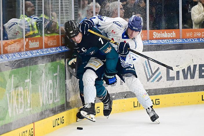 Brian Lebler (Steinbach Black Wings Linz) Testspiel Steinbach Black Wings Linz vs Straubing Tigers, Linz AG Eisarena 