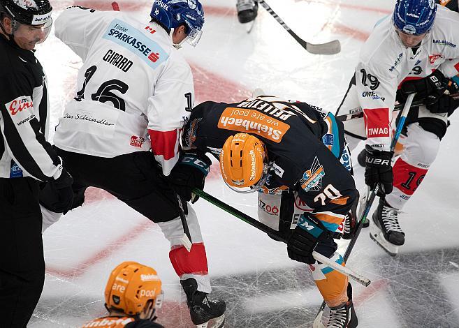 Felix Girard (HC Tiwag Innsbruck - Die Haie), Will Pelletier (Steinbach Black Wings 1992) Black Wings Linz vs HC Innsbruck die Haie, Eishockey, Bet at Home ICE Hockey League