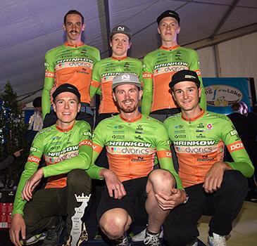1.Reihe. v.l. Daniel Eichinger (AUT, Hrinkow Advarics Cycleang Team), Andreas Hofer (AUT, Hrinkow Advarics Cycleang Team), Andreas Walzel (AUT, Hrinkow Advarics Cycleang Team), 2. reihe v.l. Andreas Graf (AUT, Hrinkow Advarics Cycleang Team), Dominik Hrin