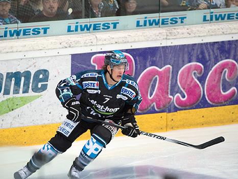 Brian Lebler, Linz, EHC Liwest Black Wings Linz vs HCB Suedtirol