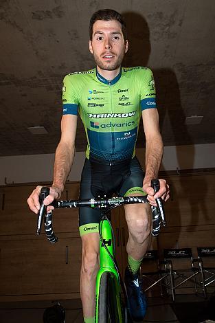 Jonas Rapp (GER, Hrinkow Advarics Cycleang) trainiert auf dem Saris Smarttrainer, Herren Elite, UCI Continental, Raiffeisen Hrinkow Bike Akademie