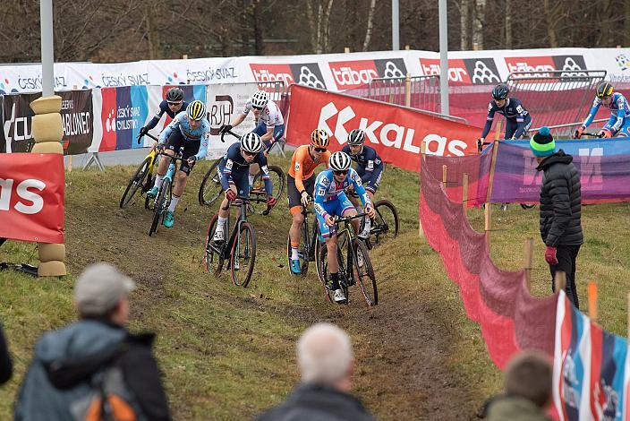 Nr.31 Vaclav Jezek (CZE) Start zum Rennen der Junioren, UCI Cyclocross World Cup, Tabor CZ