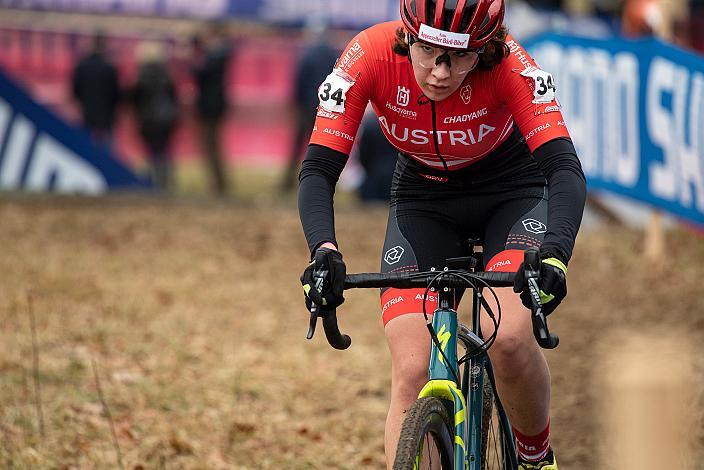 Nr.34 Nora Fischer (AUT)  Juniorinnen, UCI Cyclocross World Cup, Tabor CZ 