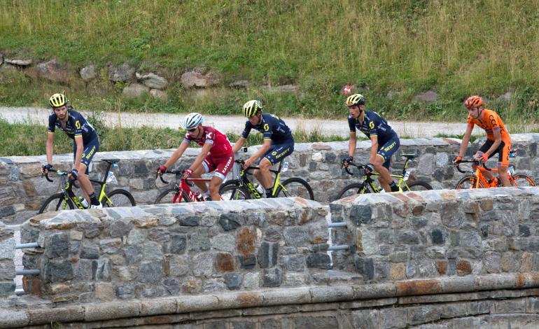  v.l. Damien Howson (AUS, ORICA-Scott), Rob Power (AUS, ORICA-Scott), Simon Spilak (SVK, Team Katusha - Alpecin), Roman Kreuziger (CZE, ORICA-Scott), Jan Hirt (CZE, CCC Sprandi Polkowice)