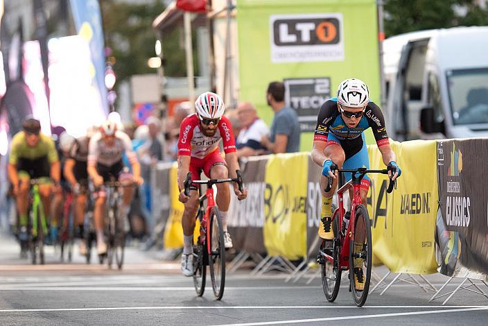 Daniel Turek (CZE, Team Felbermayr Simplon Wels), Simon Geschke (GER, Cofidis, Solutions Credits), , Innenstadtkriterium Wels, Radsport, Kriterium