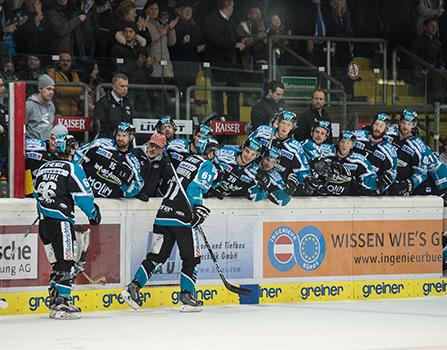 Patrick Spannring (EHC Liwest Black Wings Linz), EHC Liwest Black Wings Linz vs Dornbirner Eishockey Club