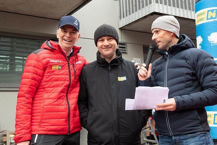 Jürgen Brettschneider (Präsident LRV Niederösterreich), Bgm. Dipl.-Ing. Johannes Pressl,  Damen Elite, U23, Radliga, Einzelzeitfahren Stephanshart, Niederösterreich