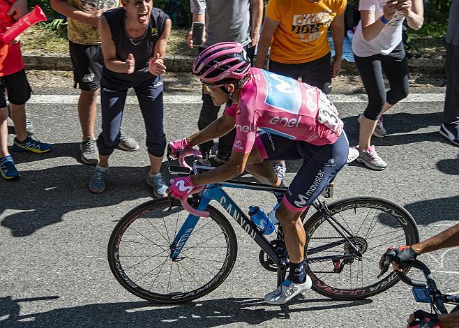 Richard Carapaz (ECU, Movistar Team)   Giro, Giro d Italia, Radsport, 102. Giro d Italia - 20. Etappe