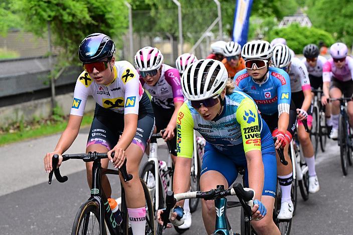 Im Trikot der Besten Nachwuchsfahrerin Magdalena Leis (GER, Team Mangertseder Bayern), Amstetten, 2 Etappe Sportland NOE Kids Tour