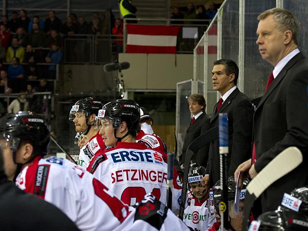 Die Spielerbank Team Austria, Oesterreich