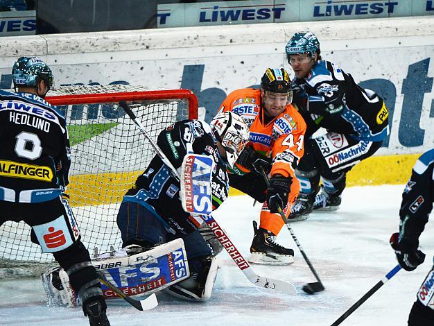 David LeNeveu Linz und Olivier Latendresse, Graz EHC Liwest Black Wings Linz vs Graz 99ers