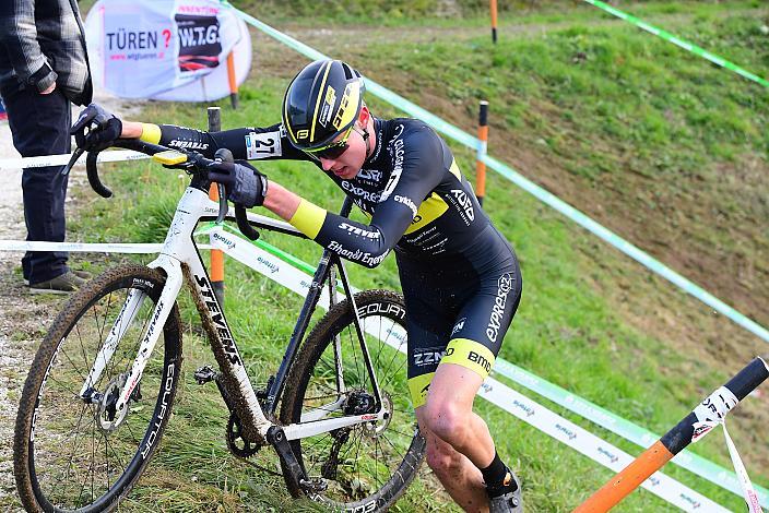 Sieger Herren Elite  Frantisek Hoijka (CZE, Expres CZ BMD Kolin)  Radquerfeldein GP um das Sportzentrum Gunskirchen, Rad Cyclo Cross, 