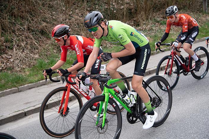 Martin Messner (AUT, WSA KTM Graz pb Leomo), Daniel Eichinger (AUT, Hrinkow Advarics) Herren Elite, U23, Radliga, 62. Radsaison-Eröffnungsrennen Leonding, Oberösterreich 