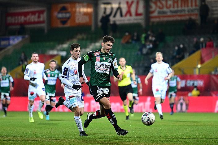 Till Schumacher (SK Austria Klagenfurt), Ante Bajic (SV Guntamatic Ried) Viertelfinale  ÖFB Cup SV Guntamatic Ried vs Austria Klagenfurt