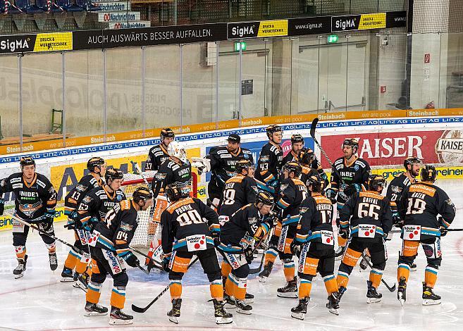 Das Team der Steinbach Black Wings 1992 Black Wings Linz vs Dornbirn Bulldogs , Eishockey, Bet at Home ICE Hockey League