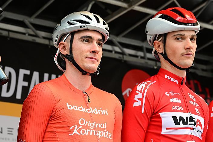 Im Roten Trikot des Besten Österreichers Martin Messner (AUT, WSA KTM Graz),  2. Etappe Eferding - Reichersberg, Oberösterreich Rundfahrt