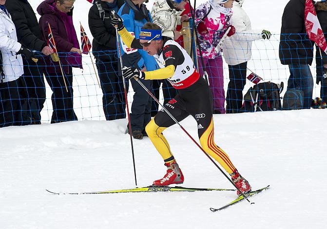 #59 Tim Tscharnke, GER, Nordische Ski WM 2013, Val di Fiemme, Tesero, 15km Herren