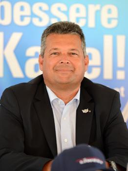 Praesident Ing. Peter Freunschlag, Liwest Black Wings Linz, Pressekonferenz fuer die Saison 2012-2013 