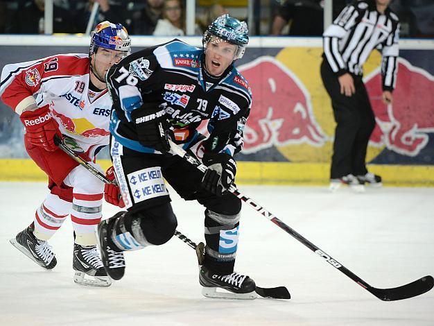 Gregor Baumgartner, Linz und Jatin Keller, Salzburg, Red Bull Salzburg vs Liwest Black Wings Linz