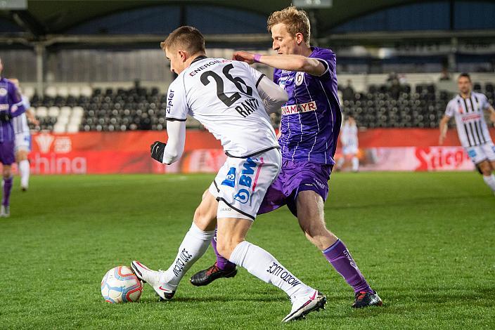 Reinhold Ranftl (LASK), Christopher Cvetko (SK Austria Klagenfurt), Lask vs SK Austria Klagenfurt, Fussball, Bundesliga