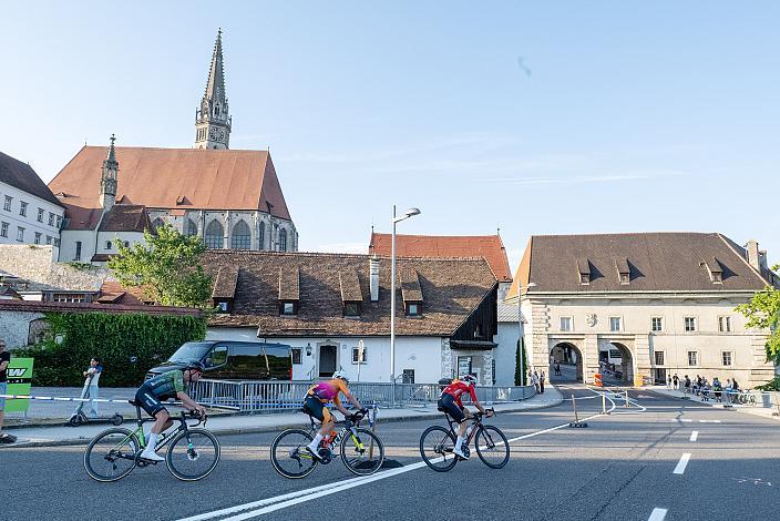 Die Ausreisser mit Sieger Loic Bettendorff (LUX, Hrinkow Advarics), , 2. Matthias Gusner (AUT, WSA KTM Graz), 3. Josef Dirnbauer (AUT, Cycling Team Schwingshandl),
 27. Int. ASVÖ - HRINKOW City Kriterium Steyr, Herren Elite, ÖRV, Radsport, Mountainbike, ELITE Rennrad