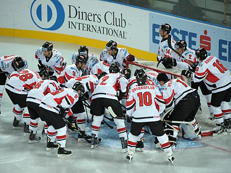 Team Austria. Oesterreich und Team Ukraine  