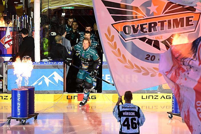 Brian Lebler (Steinbach Black Wings Linz) 8. Runde ICE, Steinbach Black Wings Linz vs EC KAC, Linz AG Eisarena 