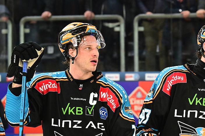 Brian Lebler (Steinbach Black Wings Linz) Semifinale 4, Win2Day ICE Hockey League, 4. Semifinale, Steinbach Black Wings Linz vs EC KAC,  Linz AG Eisarena 