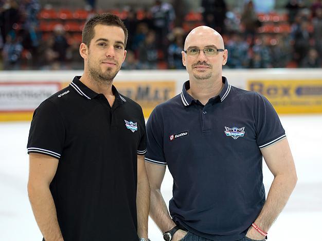 Das Masseur Team der Liwest Black Wings Linzc EHC Liwest Black Wings Linz vs SAPA Fehervar AV 19