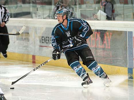 #12 Chad Rau, Linz, HC TWK Innsbruck vs. EHC Liwest Black Wings Linz Testspiel, Haiefest