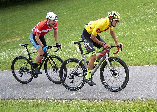 Jannik Steimle (GER, Team Vorarlberg Santic) , Stephan Rabitsch (AUT, Team Felbermayr Simplon Wels) 3. Etappe Traun - Ternberg, Radsport 10. Int. OOE Rundfahrt  