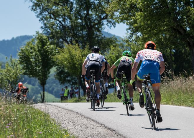 Attacke in der Spitzengruppe 