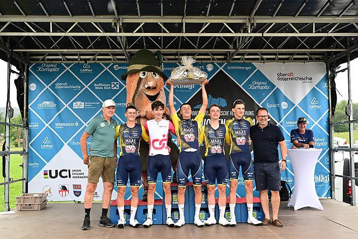 Bestes Team Willebrord Wil Vooruit 3. Etappe,  51. Int. Oberösterreich Junioren Rundfahrt, Bad Wimsbach - Strass im Attergau