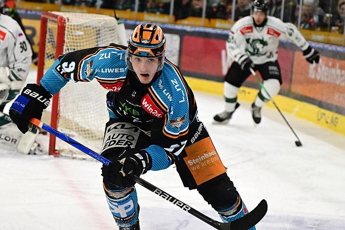 Luka Maver (Steinbach Black Wings Linz) Win2Day ICE Hockey League,  Steinbach Black Wings Linz vs Olimpija Ljubljana,  Linz AG Eisarena 