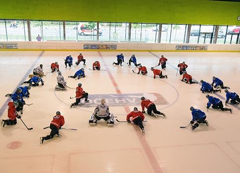 Die Liwest Black Wings Linz wieder im Training, Training,  EHC Liwest Black Wings Linz