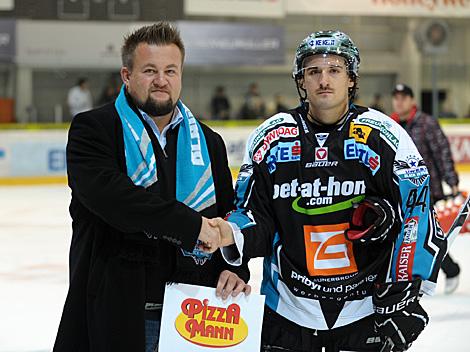 Spieler des Abends, Fabian Scholz, Linz, EHC Liwest Black Wings Linz vs. HC Orli Znojmo