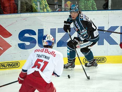 Brian Lebler, Linz EHC Liwest Black Wings Linz vs EC Red Bull Salzburg