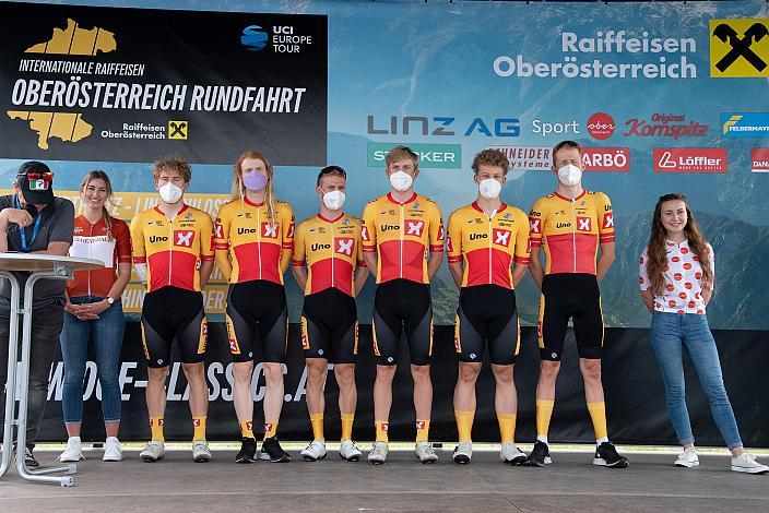 die Mannschaft Uno-X Pro Cycling Team, NOR 1. Etappe Wels - Maria Schmolln, Int. Raiffeisen Oberösterreich Rundfahrt UCI Kat. 2.2