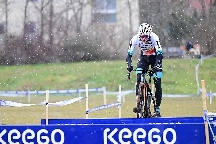 Juniorenmeister Valentin Hofer (AUT, Cannibal B Victorious)  Rad Cyclo Cross, ÖSTM/ÖM Querfeldein, Ciclo Cross, Cycling Austria, Maria Enzersdorf, NÖ