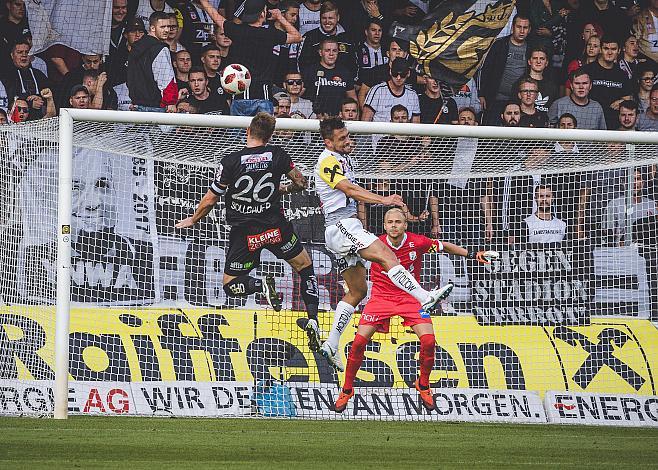 Alexander Schlager (LASK), James Holland (LASK), Michael Sollbauer (RZ Pellets WAC), Bundesliga LASK - RZ Pellets WAC