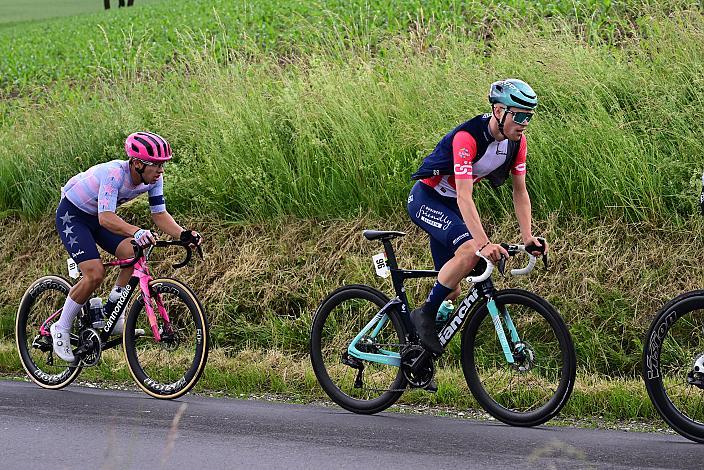 Im Nachwuchstrikot Kasper Borremans (FIN, Bahrain Victorious Development Team), 2. Etappe Eferding - Reichersberg, Oberösterreich Rundfahrt