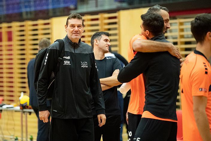 Head Coach Andrej Urnaut (VCA Amstetten Niederösterreich) Volleyball Europacup VCA Amstetten NÖ vs VSC Law Academy Kharkiv (UKR)
