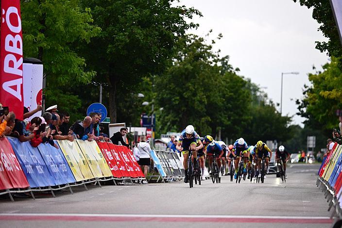 Sieger 1. Etappe Jasper Verbrugge (BEL, Acrog-Tormans), 50. OÖ Junioren Rundfahrt, 1. Etappe Marchtrenk - Marchtrenk